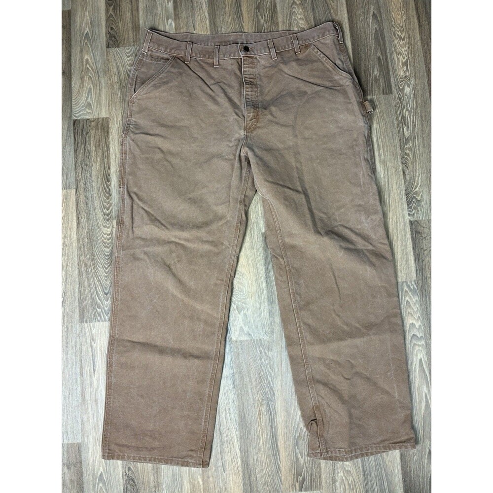 Vintage Carhartt Pants Mens 44x32 Brown B11-BRN Carpenter Union Made USA